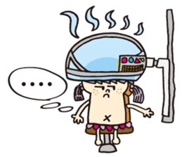 Toast Lady sticker #7666518