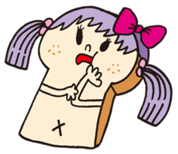 Toast Lady sticker #7666521