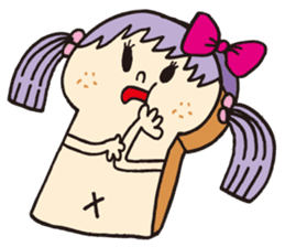 Toast Lady sticker #7666521