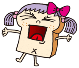 Toast Lady sticker #7666525