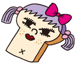Toast Lady sticker #7666526