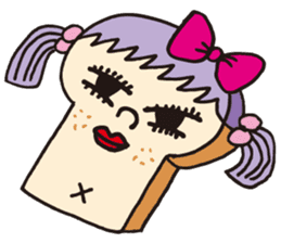 Toast Lady sticker #7666526