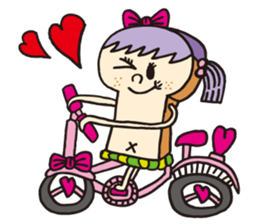 Toast Lady sticker #7666527