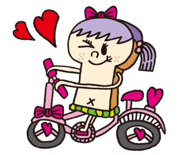 Toast Lady sticker #7666527