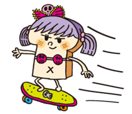 Toast Lady sticker #7666529