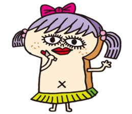 Toast Lady sticker #7666531