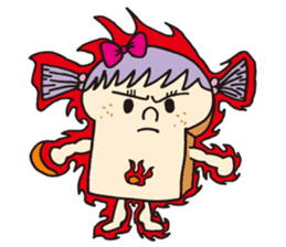 Toast Lady sticker #7666536
