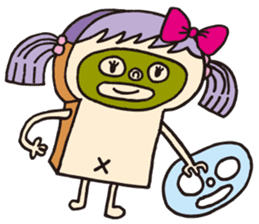 Toast Lady sticker #7666537