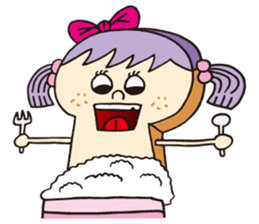 Toast Lady sticker #7666538