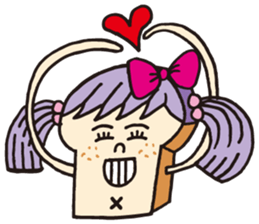 Toast Lady sticker #7666539