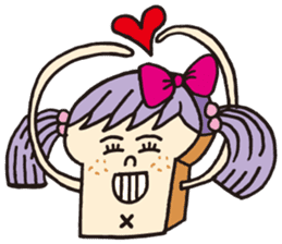 Toast Lady sticker #7666539