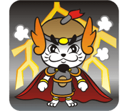 Lucky God came-Seven Lucky Cats sticker #7666567