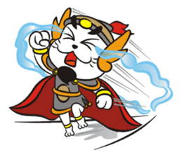 Lucky God came-Seven Lucky Cats sticker #7666568