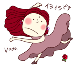 Cute flamenca sticker #7666931