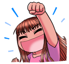 Kozaru chan Rak kan sticker #7667250