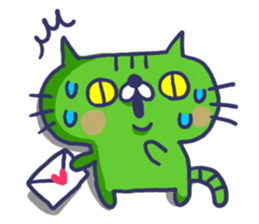 Ugly cat sticker. sticker #7667461