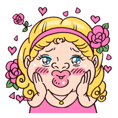 Pretty Ugly Girls Chat English Version By Ferrum Sticker Pretty Ugly Girls Chat English Version By Ferrum Sticker