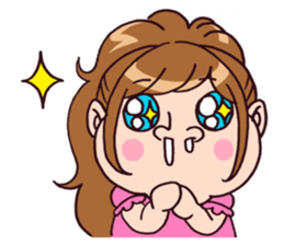 Pretty ugly Girls chat (English version) sticker #7667707