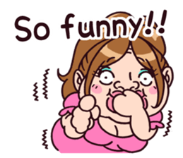 Pretty ugly Girls chat (English version) sticker #7667728