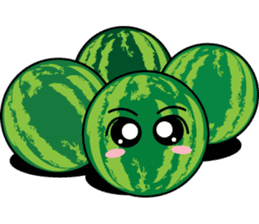 Watermelon Girl {^^} sticker #7668222