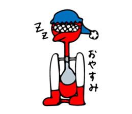 Drinking bird sticker #7668623