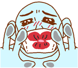 Blue man in the mask sticker #7669073