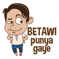 Aye betawi asli 2 sticker #7670661