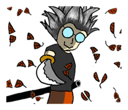 two frams of sports sticker #7671025