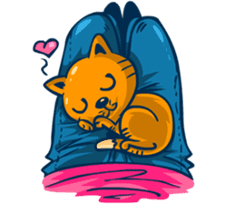 Idiot Cat sticker #7671132