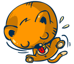 Idiot Cat sticker #7671135