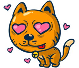 Idiot Cat sticker #7671149