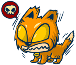 Idiot Cat sticker #7671151