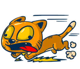 Idiot Cat sticker #7671152