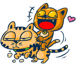 Idiot Cat sticker #7671153