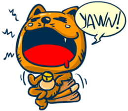 Idiot Cat sticker #7671159