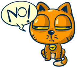 Idiot Cat sticker #7671165