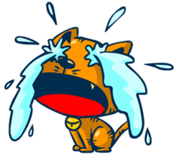 Idiot Cat sticker #7671166