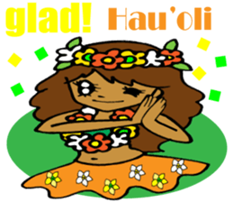 Hawaiian Family7 Love Message2 English sticker #7671280