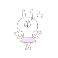 marshmallow rabbit Korean and Japanese sticker #7671587