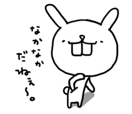 Because it is a rabbit . sticker #7671854