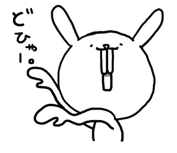 Because it is a rabbit . sticker #7671862