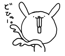 Because it is a rabbit . sticker #7671862