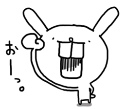 Because it is a rabbit . sticker #7671879