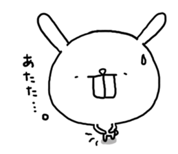 Because it is a rabbit . sticker #7671881