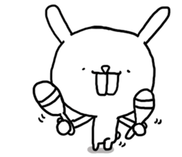 Because it is a rabbit . sticker #7671883