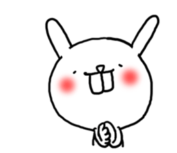 Because it is a rabbit . sticker #7671891