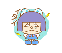 poor health YUMIKA sticker #7672013