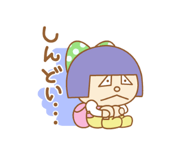 poor health YUMIKA sticker #7672014