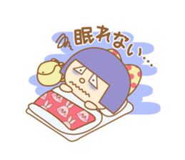 poor health YUMIKA sticker #7672049