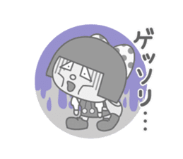 poor health YUMIKA sticker #7672051